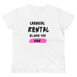 CARNIVAL RENTAL Women's Cotton Tee