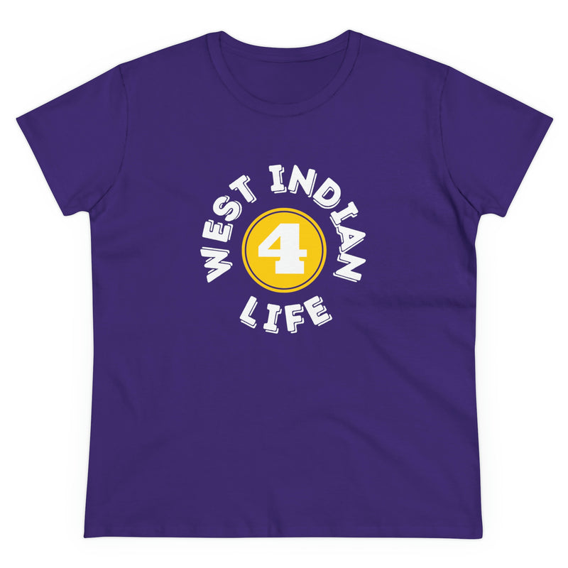 WEST INDIAN 4 LIFE Women's Cotton Tee