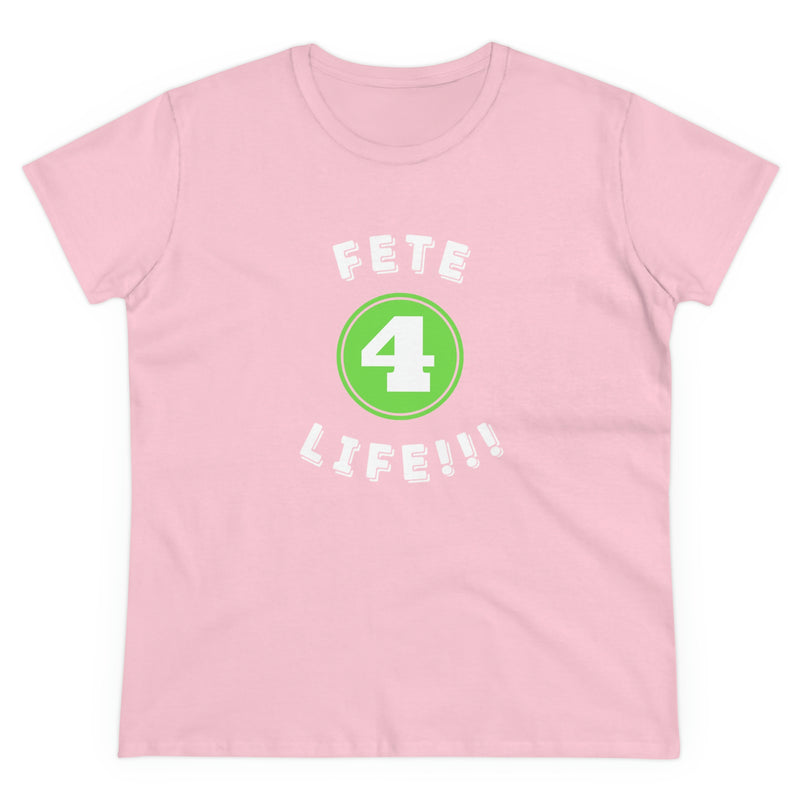 FETE 4 LIFE Women's  Cotton Tee